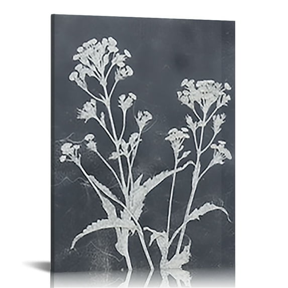 COMIO Framed Boho Wall Art for Wooded Minimalist Botanical Print Wall Art for Rustic Vintage Farmhouse Home Kitchen Wall Decor