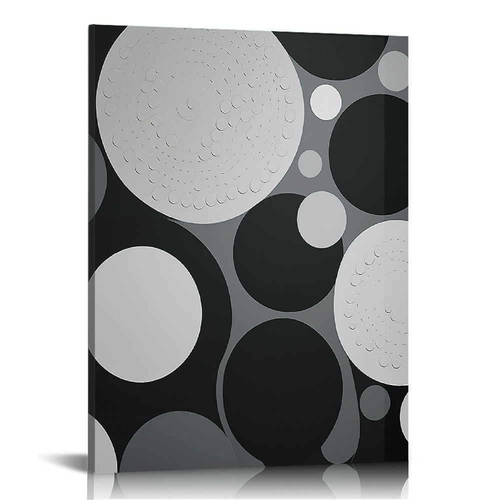 COMIO Framed Canvas Wall Art Print Spiral Parabolas Solid Semi Circle Comio framed canvas wall art print spiral parabolas solid semi circle