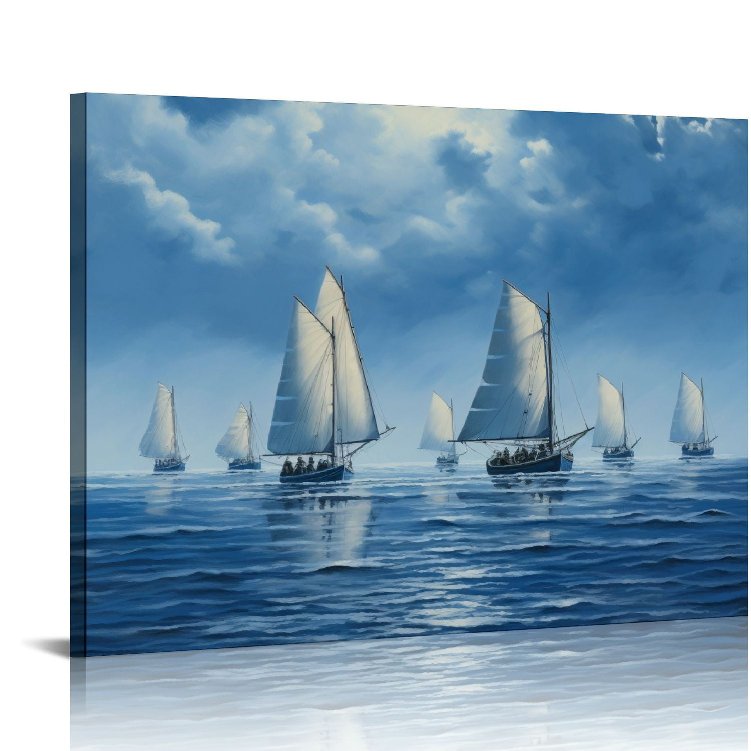 COMIO Framed canvas wall art for living room bathroom bedroom Wall Art