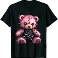 thumbnail image 1 of COMIO Funny Bear Teddy | Punk Heavy Metal | Punker Rocker T-Shirt, 1 of 3