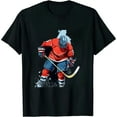 thumbnail image 1 of COMIO Funny Boy Kid Ice Hockey Dab Apparel, Dabbing Player Youth T-Shirt, 1 of 3