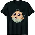 thumbnail image 1 of COMIO Funny Cute Blowfish Puffer Fish Doing Bubble T-Shirt, 1 of 3