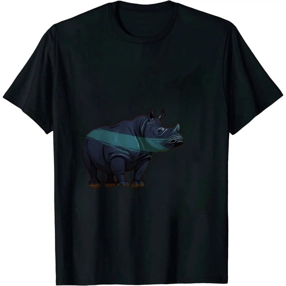 COMIO Funny Hippo Definition Cool Hippo Animals Humor Hippopotamus T-Shirt