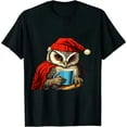 thumbnail image 1 of COMIO Funny Owl That's What I Do I Read Books I Drink Coffee T-Shirt, 1 of 3