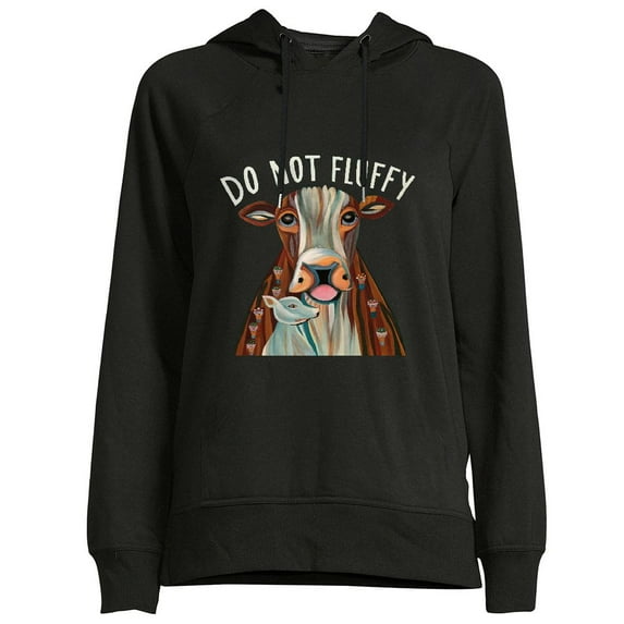 COMIO Funny Vintage Do Not Pet the Fluffy Cows American Bison Pullover Hoodie