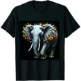 thumbnail image 1 of COMIO Funny White Elephant Gift Wrapped Elephant Dumb Gift T-Shirt, 1 of 3