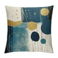 thumbnail image 1 of COMIO  Geometric Throw Pillow Covers Navy Blue Grey Teal Pillows Cases Abstract Boho Pillow Covers Mid Century Modern Cushions Covers for Couch Sofa, 1 of 5