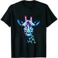 thumbnail image 1 of COMIO Giraffe Watercolor Design Cute Funny Giraffe Lovers T-Shirt, 1 of 3