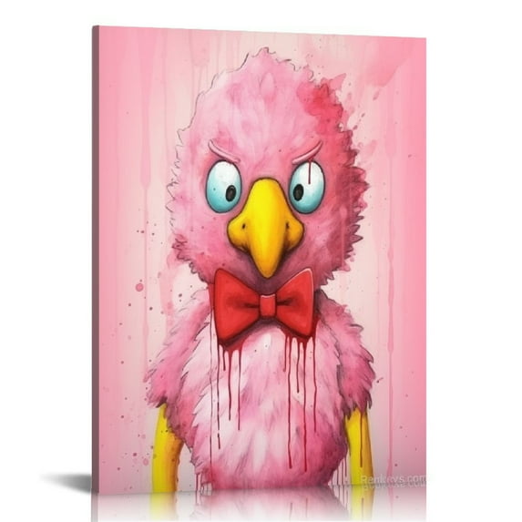 COMIO Girl Pink Poster Hypebeast room decor canvas wall art Posters, for Room Aesthetic Canvas Wall Art Prints for Teens, Boys, Girls Room Decor
