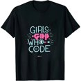 thumbnail image 1 of COMIO Girl Who Code | Code Like A Girl Women Programmer T-Shirt, 1 of 3