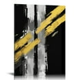 thumbnail image 1 of COMIO  - Gold Framed Black and Gold Abstract Wall Art Textured Black and White Canvas Wall Decor with Gold Foil for Living Room Bedroom Office,Modern Home Decor, 1 of 4