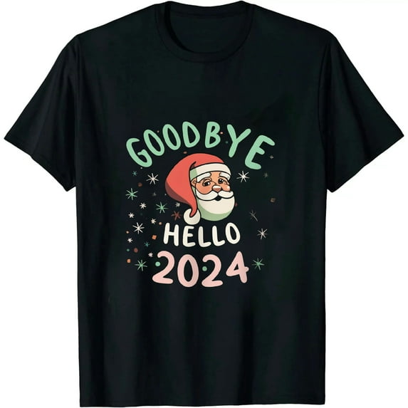 COMIO Goodbye 2023 Hello 2024 Happy New Year's Eve T-Shirt