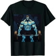 thumbnail image 1 of COMIO Gorilla Weightlifting Gym Fitness Deadlift Workout Lifting T-Shirt, 1 of 3