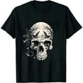 thumbnail image 1 of COMIO Gothic Birds Skull Skeleton Spooky Costume T-Shirt, 1 of 3