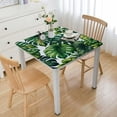 thumbnail image 1 of COMIO Great for Home Kitchen/Parties/Holiday Dinner Palm Leaves Tropical Leaf Jungle Palms Outdoor Square Tablecloth White, 1 of 7