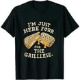 thumbnail image 1 of COMIO Grilled Cheese - I'm Just Here For the Grilled Cheese T-Shirt, 1 of 3