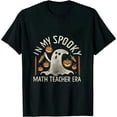 thumbnail image 1 of COMIO Groovy In My Spooky Math Teacher Era Ghost Funny Halloween T-Shirt, 1 of 3