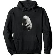 COMIO Groundhog Woodchuck Rodent Animal Whistler Badger Pullover Hoodie
