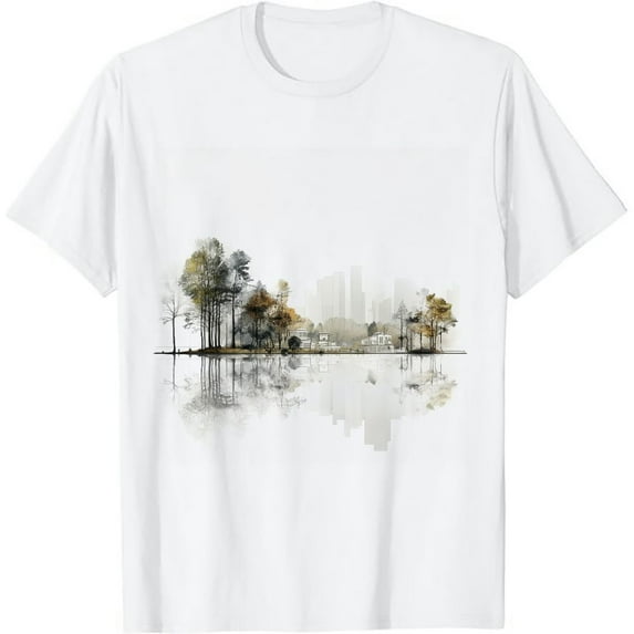 COMIO Guitar Lake Shadow Love Guitar Musician T-Shirt