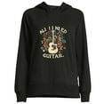 thumbnail image 1 of COMIO Guitar T Shirt All I Need Is Music Electric Gift Love Hoodie, 1 of 4
