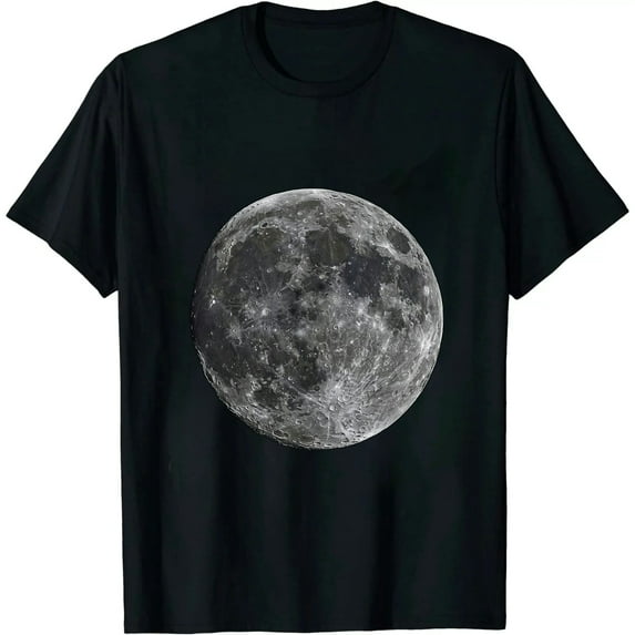 COMIO Halloween Full Moon From Satellite Outer Space Science T-Shirt