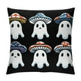 thumbnail image 1 of COMIO Halloween Pillow Covers Halloween Ghosts Mushroom Decor Pillowcase Black Holiday Farmhouse Throw Pillows Indoor Outdoor Couch Cushion Case for Home Sofa Decorations, 1 of 5