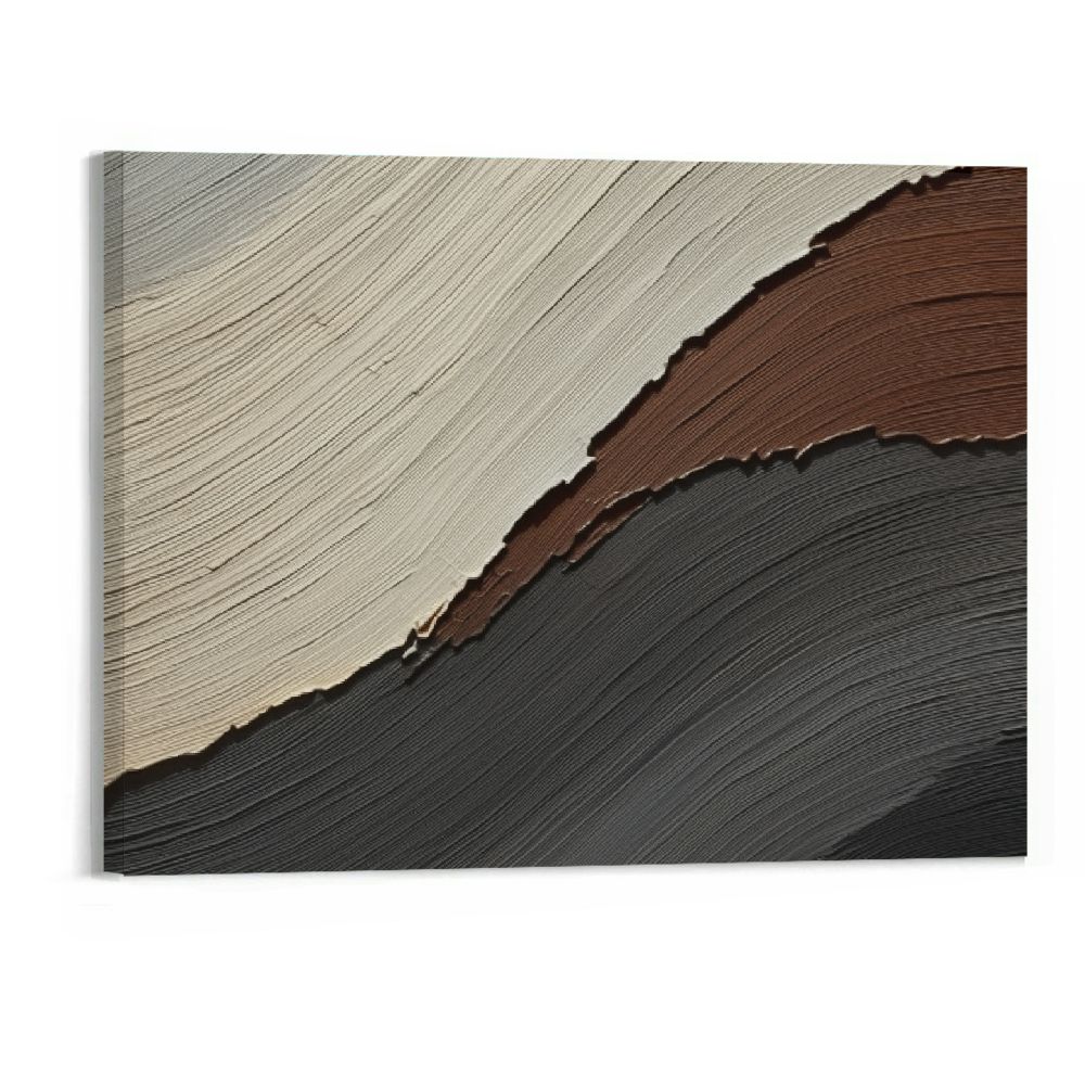 Photo inspiration: Qzhh Handmade Modern Abstract Painting 3D Heavy Texture Canvas Wall Photo Inspiration