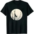 thumbnail image 1 of COMIO Heron In The Reeds Zen Mood Nature Lovers T-Shirt, 1 of 3