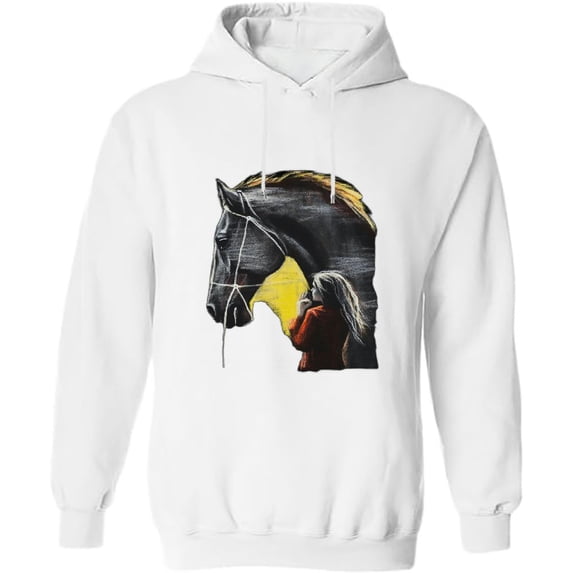 COMIO Horse Girl Pullover Hoodie - Gifts For Horse Riders