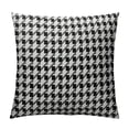 thumbnail image 1 of COMIO  Houndstooth Throw Pillow Covers, Black and White Plaid Decorative Cushion Pillow Cases for Sofa Couch Bedroom Car, 1 of 5