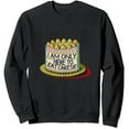 thumbnail image 1 of COMIO I Am Only Here To Party And Eat King Cake - Mardi Gras Party Sweatshirt, 1 of 3