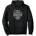 thumbnail image 1 of COMIO I Am a Lucky Daughter I Have Crazy Dad Funny For Daughter Pullover Hoodie, 1 of 3