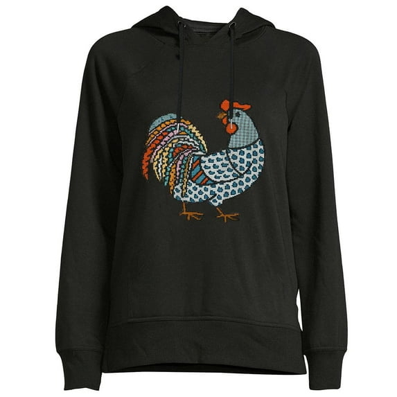 COMIO I Love My Girls Hen Farm Animal Farmer Funny Bird Chicken Pullover Hoodie