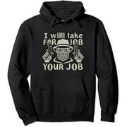 COMIO I Will Take Your Job - Hilarious AI Robot Design Pullover Hoodie