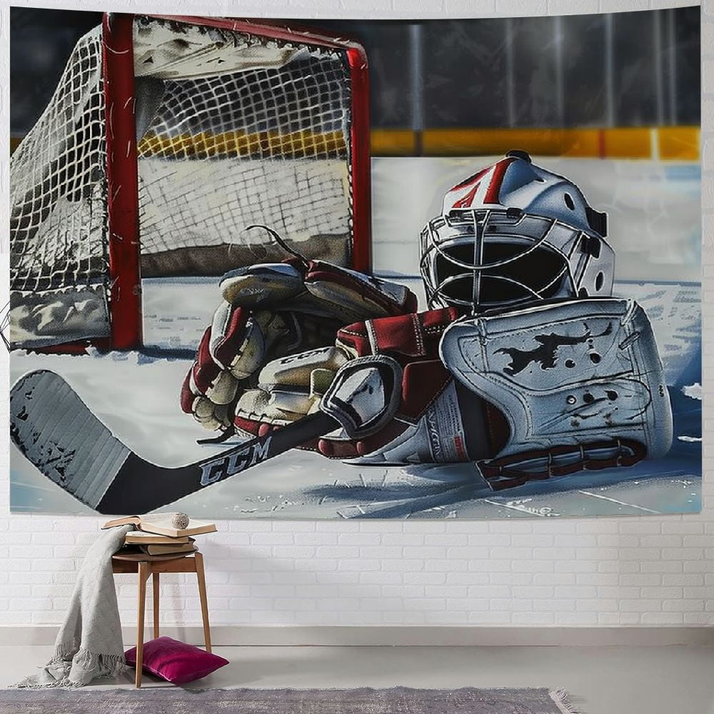 COMIO Ice Hockey Tapestry Wall Tapestry Tapestries Wall Decoration