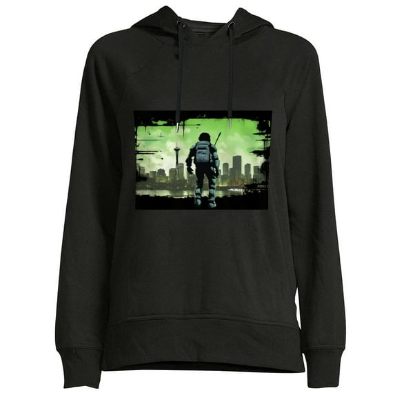 COMIO Japanese Giant Robot Invading Seattle Kanji Hoodie