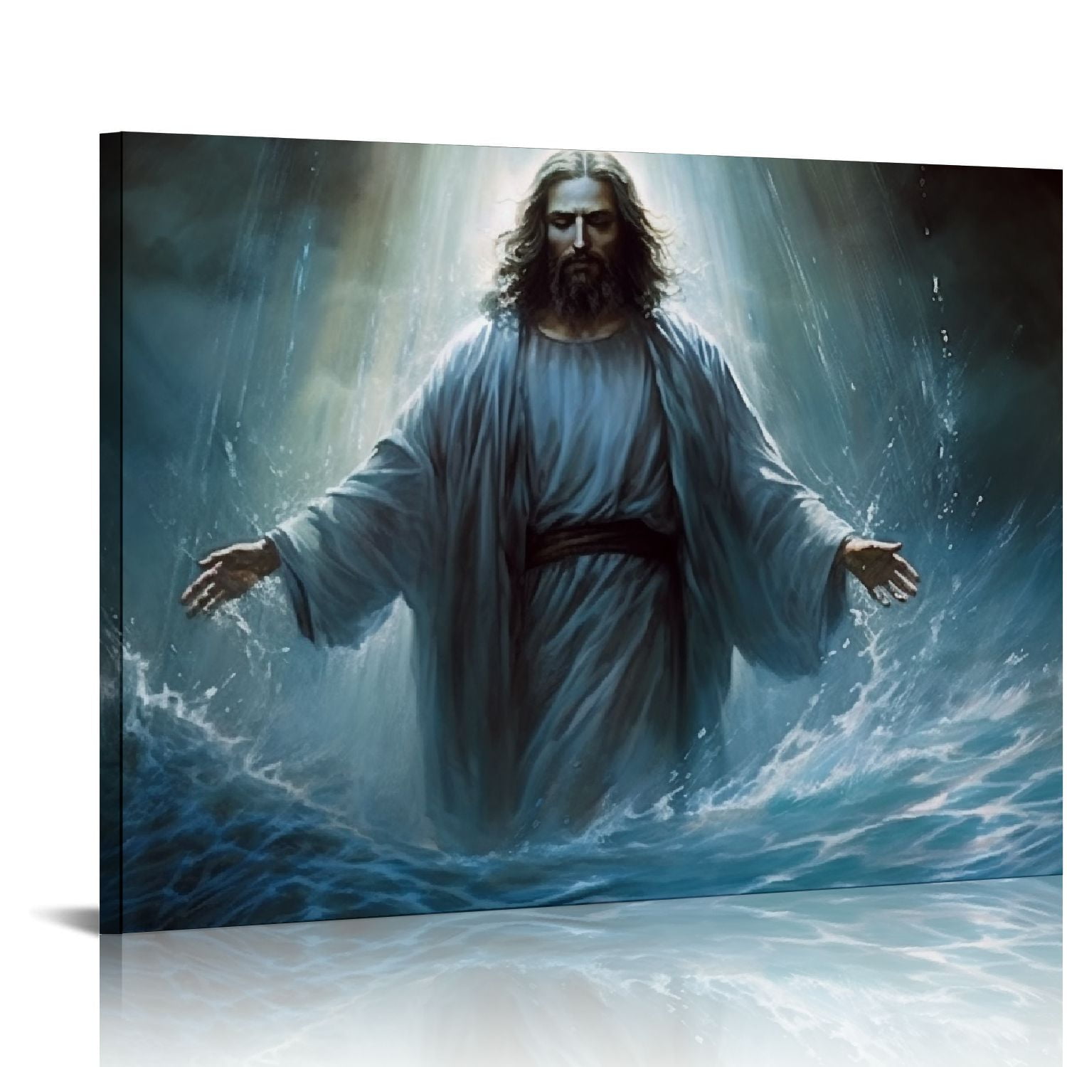 QZHH Jesus Christ Poster Canvas Wall Art Christ Come to My House Poster ...