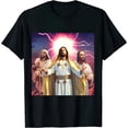 thumbnail image 1 of COMIO Jesus Has Rizzen Vintage Christian Design Jesus For Men T-Shirt, 1 of 3