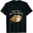 thumbnail image 1 of COMIO Just A Boy Who Loves Pufferfishes Puffer Fish Blowfish Shirt, 1 of 3