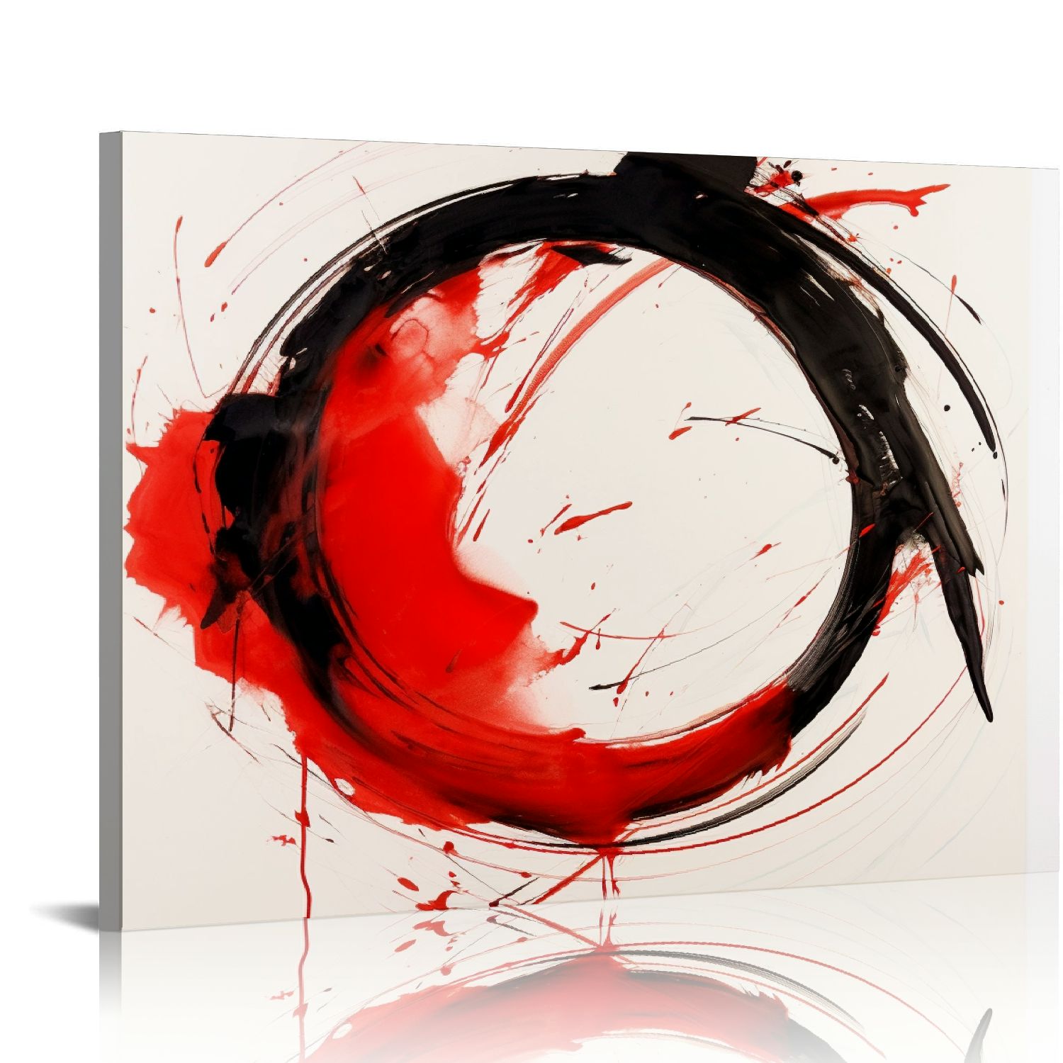 COMIO Large Abstract Wall Art Black and White Canvas Wall Art Living ...
