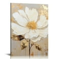 thumbnail image 1 of COMIO Large Flower Canvas Wall Art for Ofiice- Hand-Painted Oil Painting Floral for Bedroom- Framed Modern Artwork for Living Room Home Decoration, 1 of 4