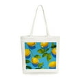 thumbnail image 1 of COMIO Lemon Print Small Tote Bag - Lemon Pattern Shopping Bag - Graphic Tote Bag, 1 of 5