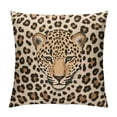 thumbnail image 1 of COMIO  Leopard Print Throw Pillow Covers Animal Skin Texture Decorative Pillowcases Soft Cushion Covers for Sofa Couch Bed Home Decor, 1 of 5