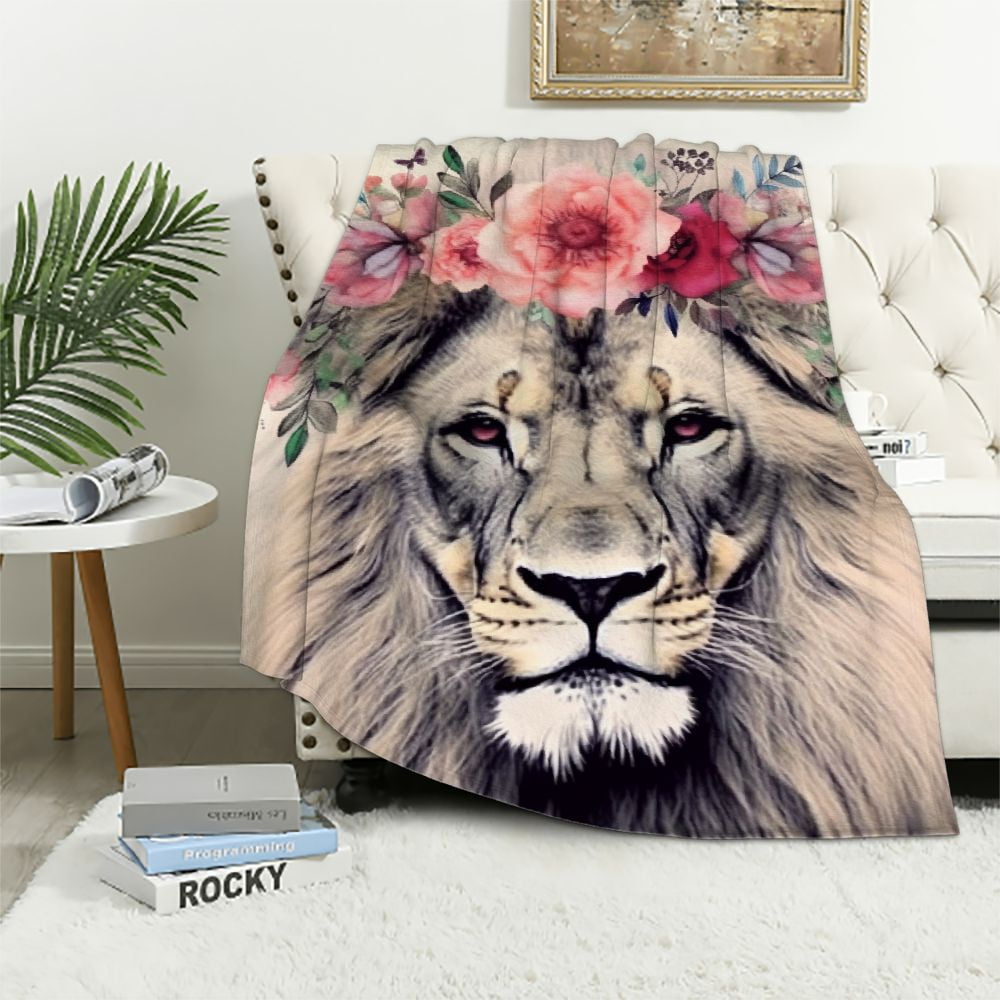 Large blanket with animal head new arrivals