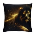 thumbnail image 1 of COMIO Lion Leo King Pillow Covers Decorative Square Throw Pillow Cases for Sofa Couch Decoration, 1 of 5