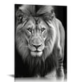 thumbnail image 1 of COMIO Lion and Lioness Canvas Wall Art Black and White Animal Pictures for Wall Decor Male and Female Lion Picture for Bedroom Modern Animal Canvas Print Wall Art Contemporary Decor for Home, 1 of 4