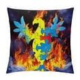 thumbnail image 1 of COMIO Love Dinosaur Puzzle Autism Awareness Pillow Covers  Holiday Decorations Throw Pillowcase Cushion Case for Home Decor, 1 of 5