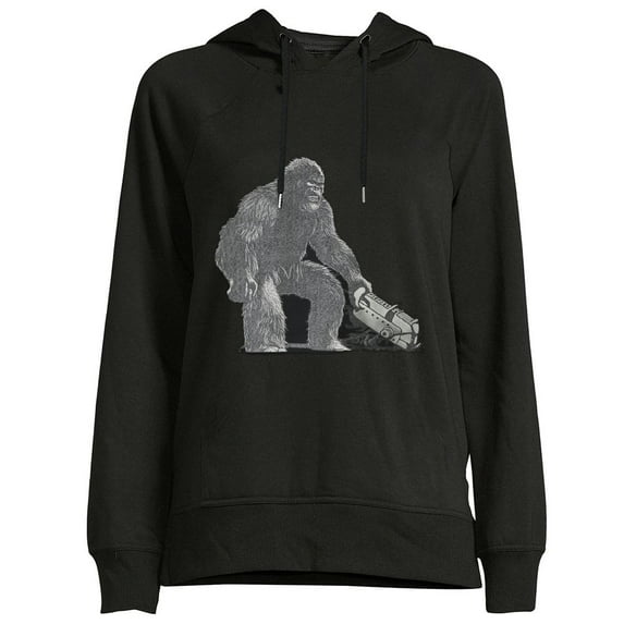 COMIO Lumberjack Chainsaw Sasquatch Logger Funny Gift Pullover Hoodie