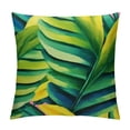 thumbnail image 1 of COMIO MEHOTP Tropical Pillow Covers Jungle Throw Pillow Cover Green Cushion Cases Lumbar Pillow CoversStandard Pillow Shams Banana Leaf Tropical Plant Patterned Pillow Covers Green Pillowcases, 1 of 5