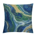 thumbnail image 1 of COMIO Marble Texture Natural Luxury Navy Blue Gold Painting Decorative Throw Pillow Cases Sofa Cushion Covers for Couch Bedroom Living Room Car Home Decor, 1 of 5
